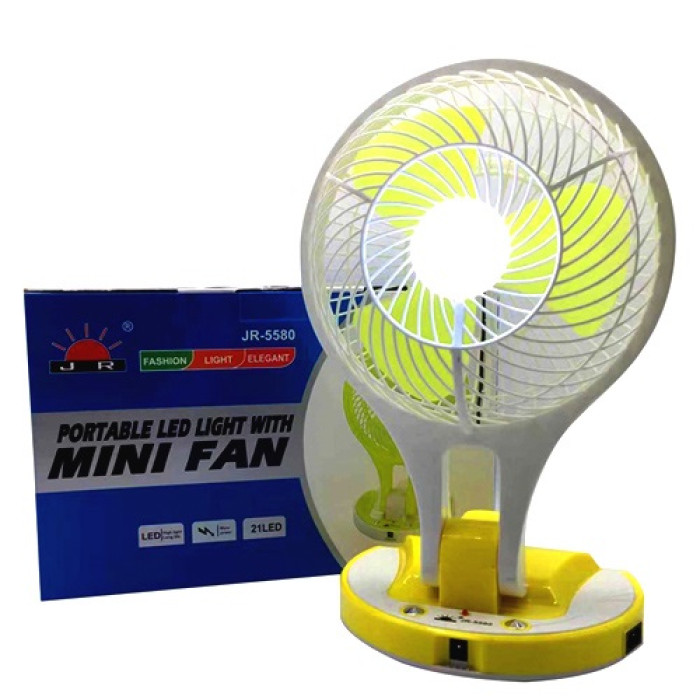 Rechargeable Protobale Fan With LED Light