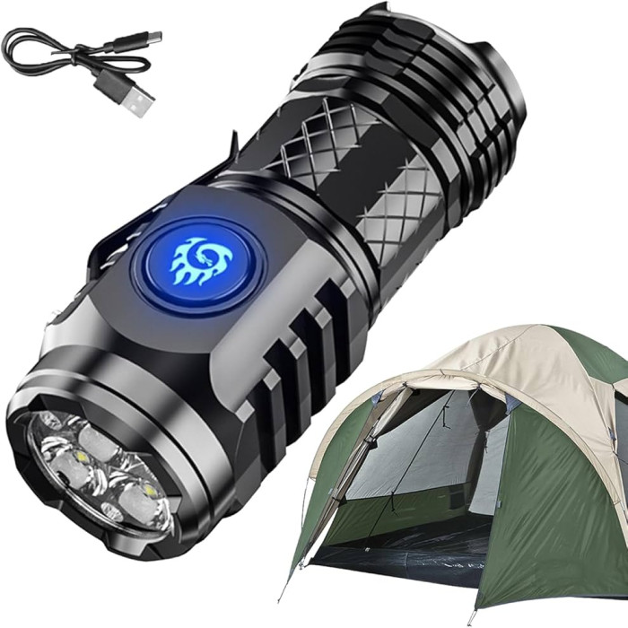 Mini Flashlight L-60 (Rechargeable )