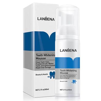 Authentic LANBENA Teeth Whitening Mousse 60ml Best Teeth Whitening Liquid Toothpaste