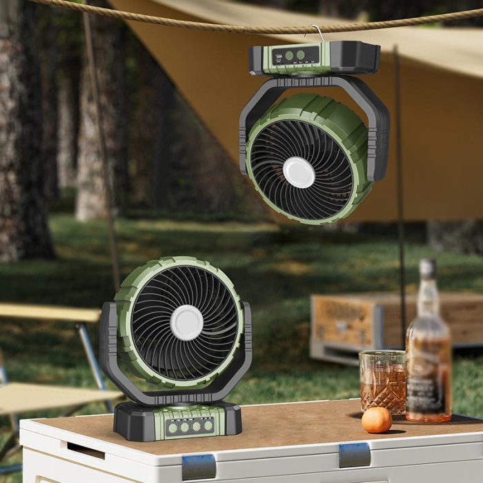 Multi Functional Fan Outdoor Rechargeable Standing Fans Adjustable ...