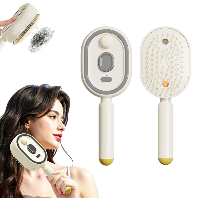 Hair Care Spray Massage Comb Vibration Scalp Massage Hairbrush Head Massager Hair Sprayer Atomizing Brush Hair Oil Applicator