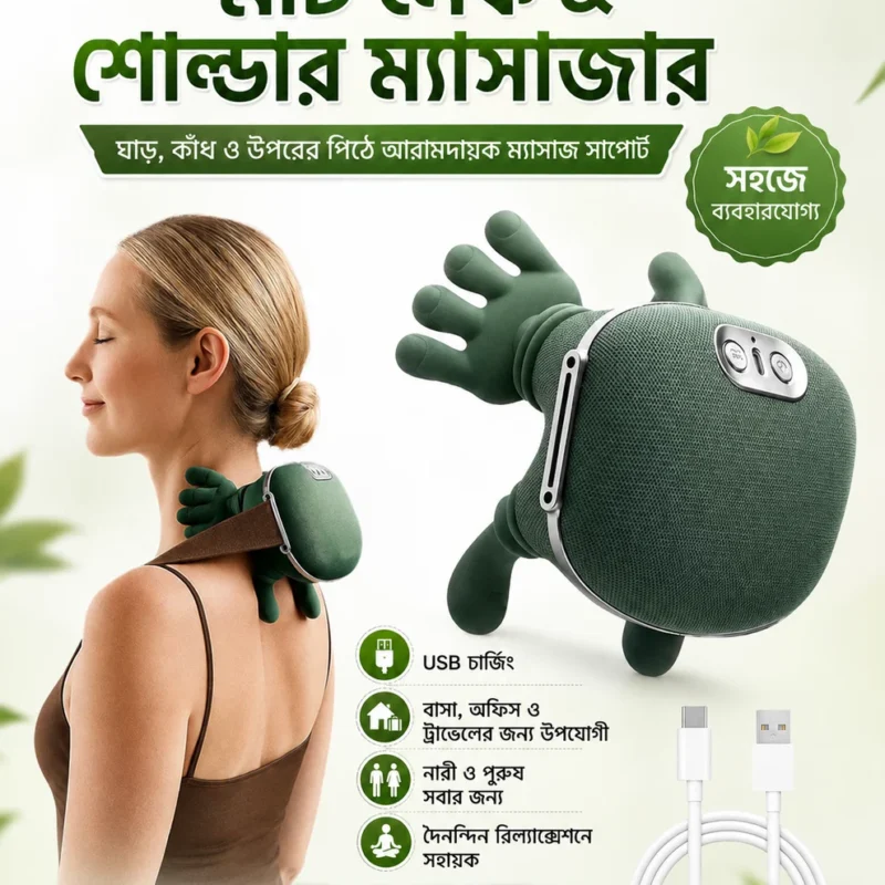 Rechargeable Neck & Shoulder Pro Massager with Heat