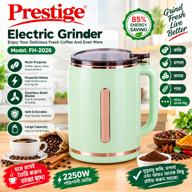 2 in 1 Prestige Electric Grinder